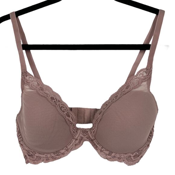 Natori bra 730023 Feathers underwire contour light rose size 36C - Picture 1 of 7